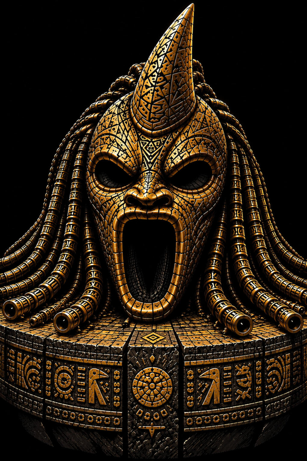 Vodoun Saga, inspired by the history of kingdom of Danxomè.Vodoun_Saga_Sacred_Relics_The_First_Mask, Origin: unreaveled.
