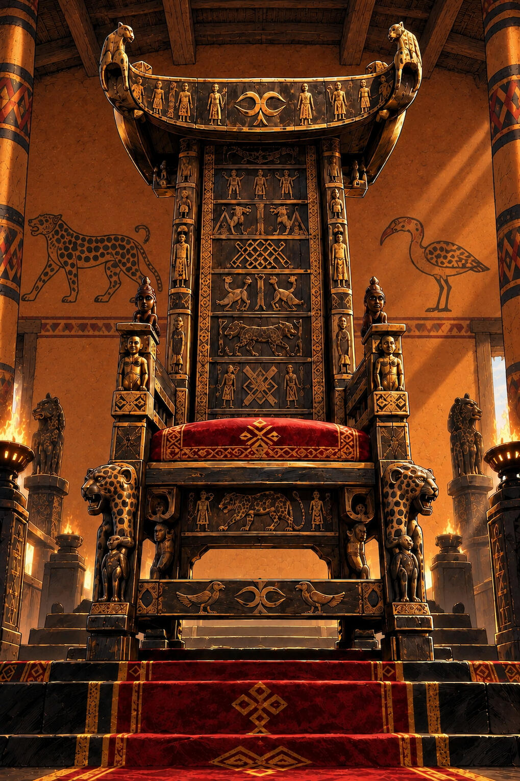 Vodoun_Saga_Sacred_Relics_THE ROYAL THRONE OF AGBOMÈ.jpeg Vodoun Saga, inspired by the history of kingdom of Danxomè.Vodoun_Saga_Sacred_Relics_THE ROYAL THRONE OF AGBOMÈ. Origin: DANXOMÈ.